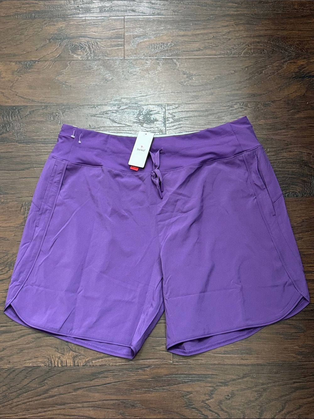 Baleaf Women's Violet Drawstring Athletic Shorts